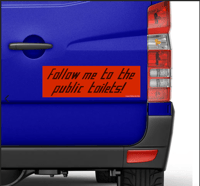 Image 1 of Rest Area Bumper Sticker