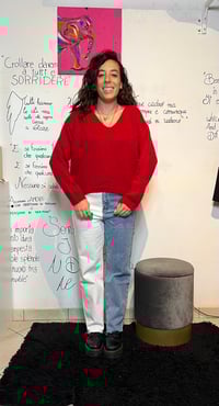Image 5 of Maglione scollo a V