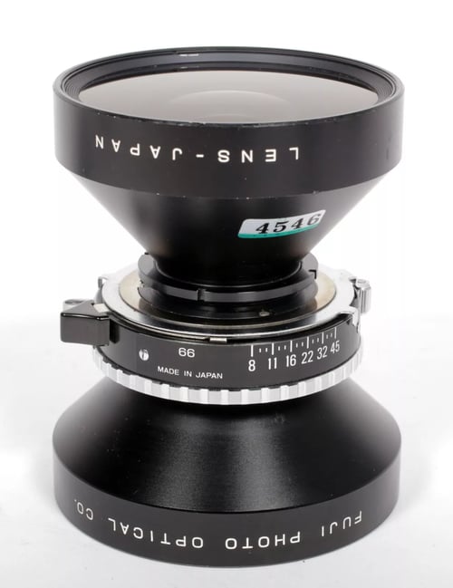 Image of Fuji Fujinon SW 105mm F8 lens in Copal #0 shutter #4546 (395)