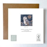 Image 2 of  BARN OWL GREETING CARD