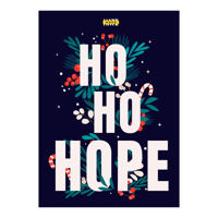 Image 1 of Ho Ho HOPE Christmas cards