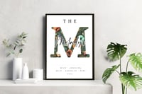 Image 1 of Family Name Custom Print