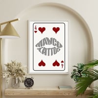Manco Tattoo Four of Hearts Poster 