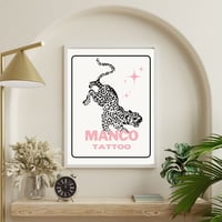 Manco Tattoo Leopard Poster 