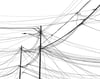 Power Lines Drawing #106 (Hamtramck)