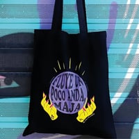 Totebag "fluye un poco anda, maja"