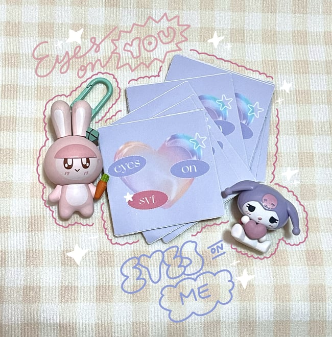eyes on svt vinyl sticker
