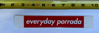 Everyday Porrada Cut Decal