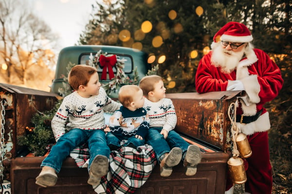 Image of Outdoor Santa Truck Minis