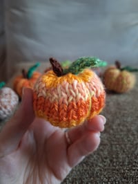 Image 8 of Mini Knitted Pumpkins (Set of 6)