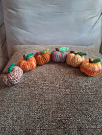 Image 5 of Mini Knitted Pumpkins (Set of 6)