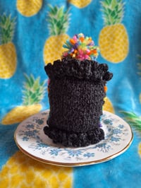 Image 8 of Knitted Cake Slices - Rainbow, Neon, Funfetti, Checkerboard, and Vampire Drips Now Available!