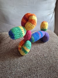 Image 4 of Small Knitted Balloon Dog