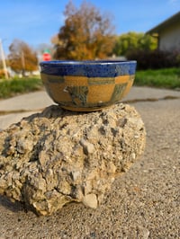 Image 5 of Small Blue Checked Bowl