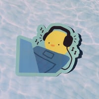 Image 2 of what's he listening to