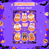 Image 2 of [PRE-ORDER] PUMPKIN ANITEEZ KEYCHAIN