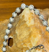 Image 3 of Disco ball iced blinged out necklace and bracelet set