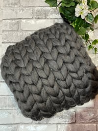 Image 1 of Hand Knitted Giant Knit Cushion