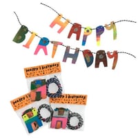 Image 1 of Crunch Supply - Happy Birthday Mini Garland