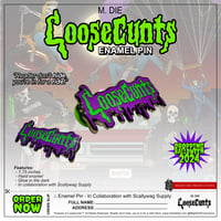 Image 1 of LooseCunts Enamel Pin