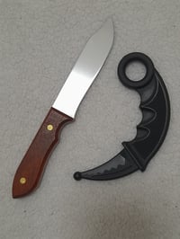 Image 1 of SET - Aluminium Training Knife and Polypropylene Karambit 