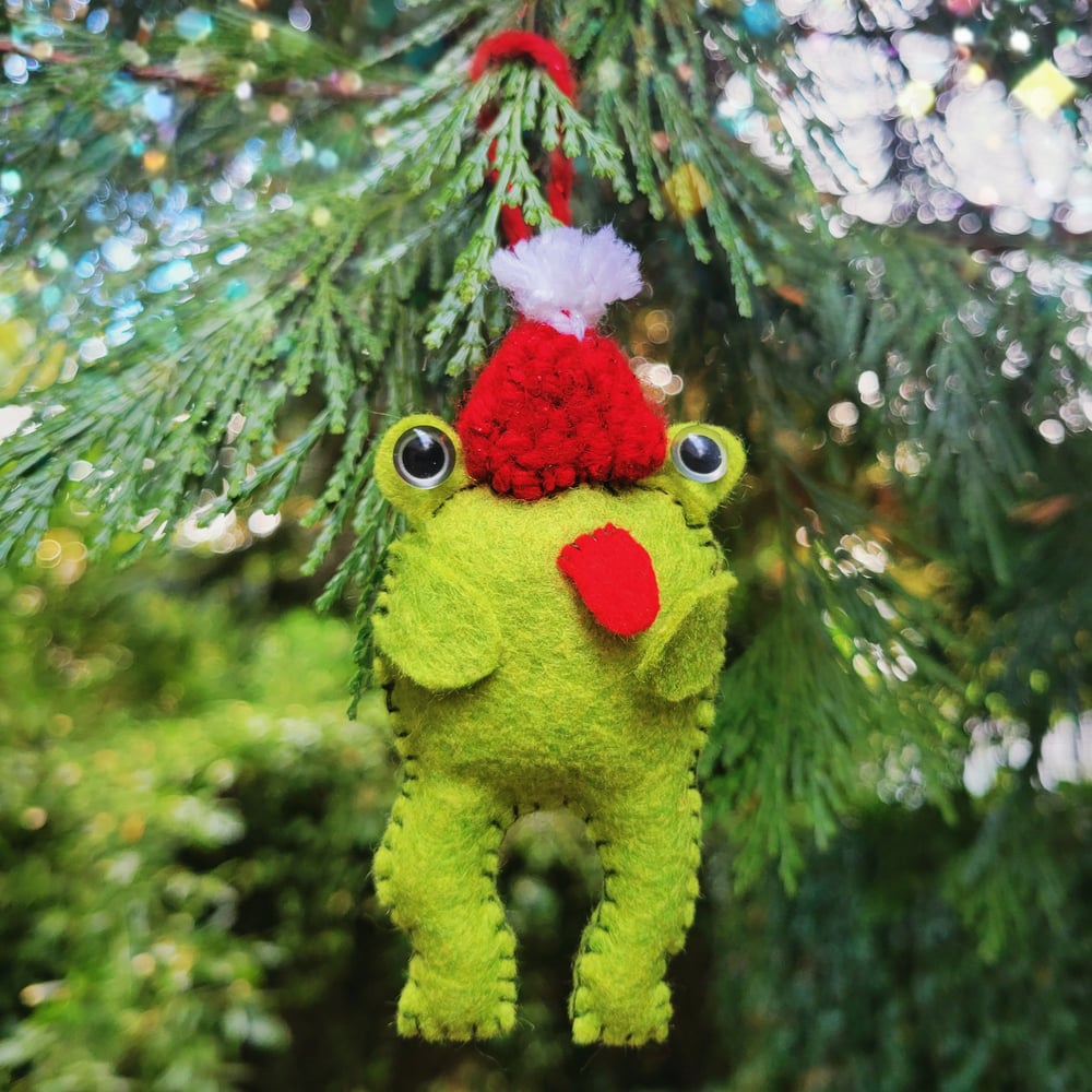 Yuletide Frog Ornament Pre-Order