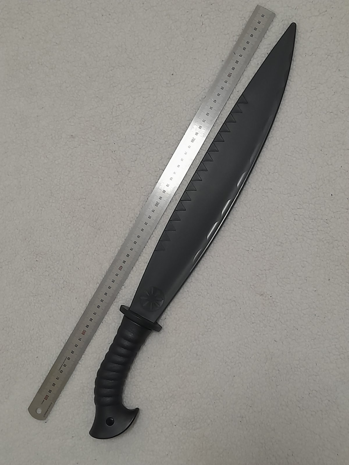thumbnail image 2 of Black Polypropylene Barong Sword - 24 Inch Training Sword For Martial Arts & Display 2 of 5