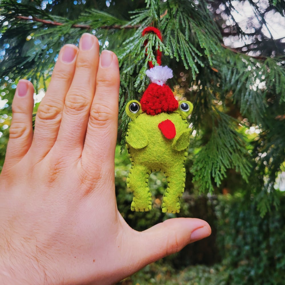 Yuletide Frog Ornament Pre-Order