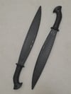 ONE PAIR - Training Polypropylene Filipino Barong Sword 