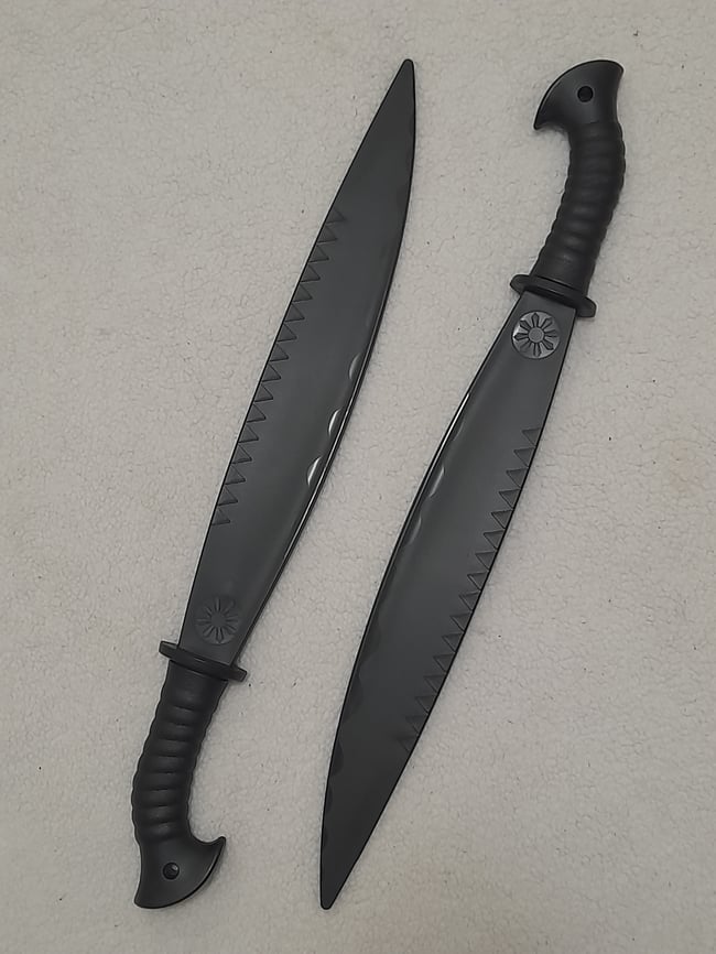 ONE PAIR - Training Polypropylene Filipino Barong Sword