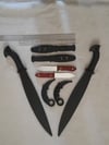 Espada Y Daga SUPER SET - 2  Barong Swords 2 Auminium Knives 2 Karambits 2 Sparring Knives