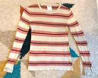 Image 1 of Visvim 2012ss ornette border crew (hemp) sweater, size 1 (fits XS/S)