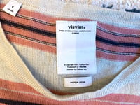 Image 3 of Visvim 2012ss ornette border crew (hemp) sweater, size 1 (fits XS/S)