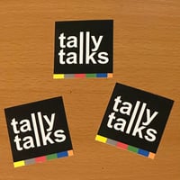 Tally Talks 2" Stickers (3 Pack)