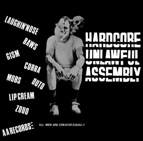 Image of v/a - "Hardcore Unlawful Assembly" Lp (2nd press) 