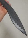 ONE PAIR - Polypropylene Training Kukri Sword Black for Martial Arts