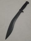 ONE PAIR - Polypropylene Training Kukri Sword Black for Martial Arts