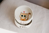 Image 11 of Comedero personalizado para mascotas, con el nombre y la ilustración de tu peludin