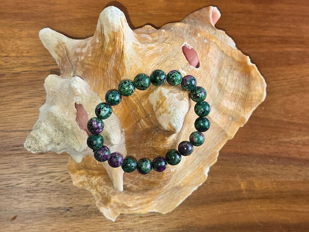 Image of Ruby Zoisite crystal bracelet