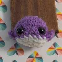 Image 7 of Crochet Whale Keychain