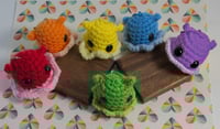 Image 2 of Crochet Dumbo Octo Keychain