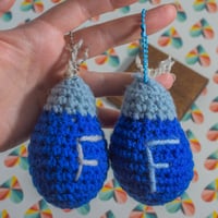 Image 2 of Crochet F Bomb Keychain