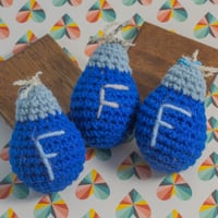 Image 1 of Crochet F Bomb Keychain
