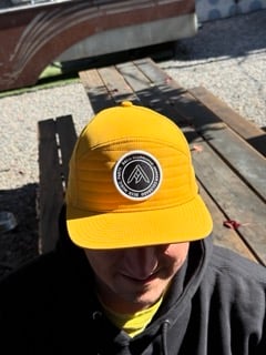 Image of Yellow 6 Panel Hat 