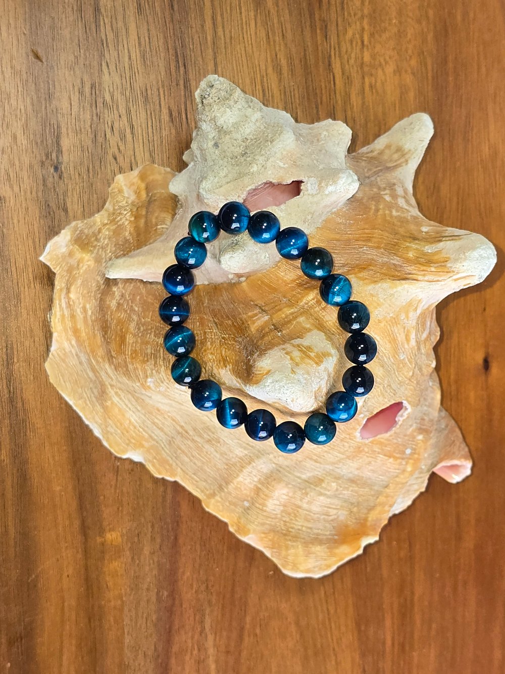 Image of Blue Tigers Eye Stretch bracelet