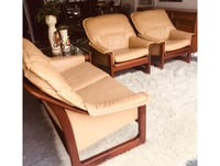 Image 1 of Tessa T21 Sleigh Leg Sling Lounge Suite