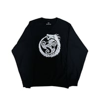 BLACK OUROBOROS CREWNECK