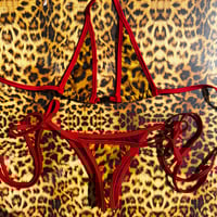 Image 2 of ଘ(੭*ˊᵕˋ)੭* ੈ♡‧˚mediuml tie side t-back g bottoms & micro cup