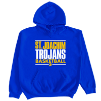 #091 St Joachim Trojans Basketball  - Royal Blue Hoodie