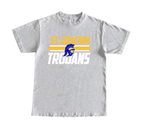 #004 St Joachim Trojans 2025 - Heather Grey Shirt